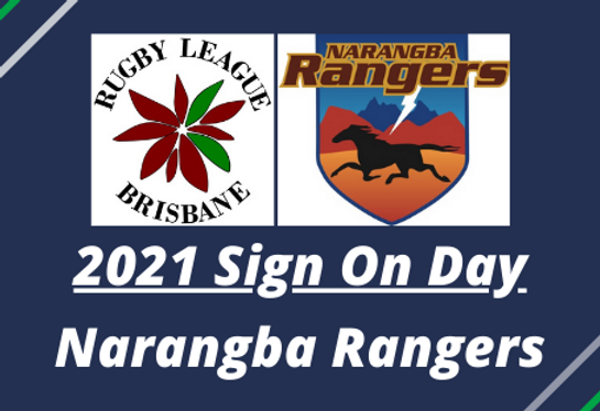 2021 Sign On Day – Narangba Rangers