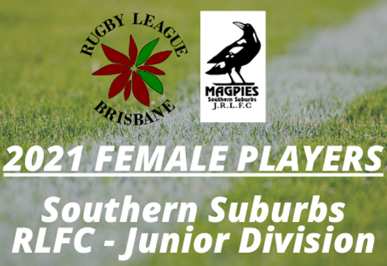 2021 Female Players – Southern Suburbs JRLFC