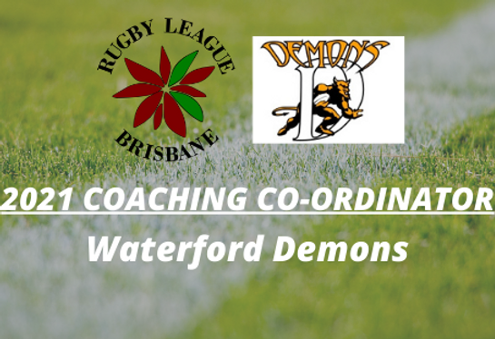 2021 Coaching Co-Ordinator – Waterford RLFC