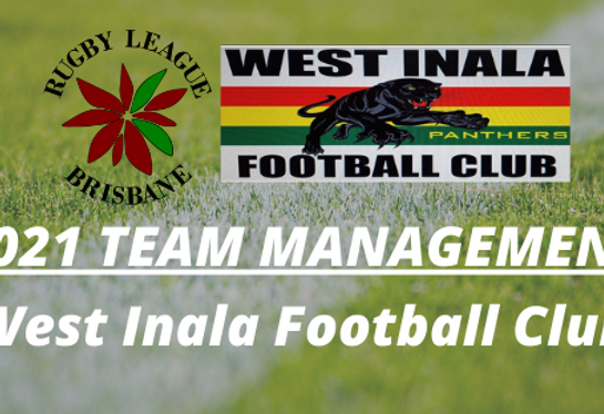 2021 Team Management Positions – West Inala Football Club