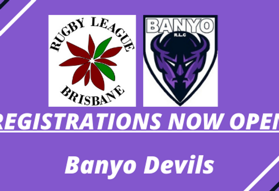 Registrations Now Open: Banyo Devils