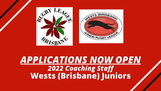 Coaching Applications Now Open – Wests (Brisbane) Juniors