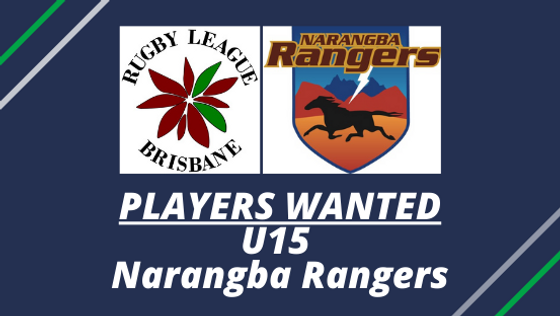 PLAYERS WANTED – U15 – Narangba Rangers