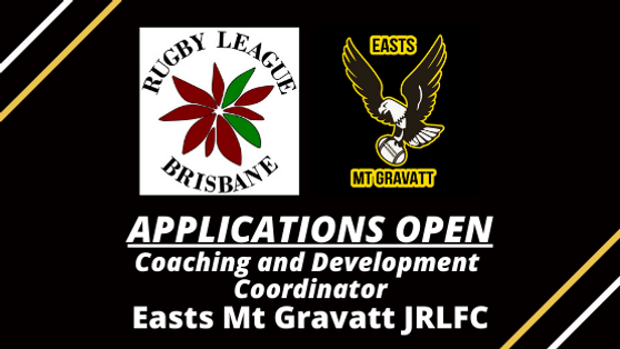Easts Mt Gravatt – Coaching and Development Coordinator position