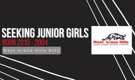 Under 14 – Opens Girls Wanted!