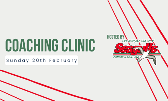 Coaching Clinic (Hosted by Wynnum Manly Juniors)